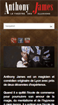 Mobile Screenshot of anthonyjames.fr